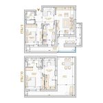 Penthouse 3 Camere Tip 1 Corp 2 - Drumul Taberei Residence - Apartamente de vanzare Bucuresti - Suprafata utila totala - 139.81 mp