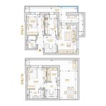 Penthouse 3 Camere Tip 2 Corp 1 - Drumul Taberei Residence - Apartamente de vanzare Bucuresti - Suprafata utila totala - 140.72 mp