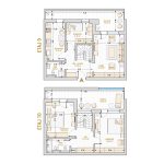 Penthouse 4 Camere Tip 1 Corp 2 - Drumul Taberei Residence - Apartamente de vanzare Bucuresti - Suprafata utila totala - 127.73 mp