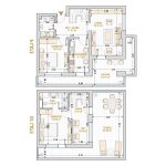 Penthouse 3 Camere Tip 2 Corp 9 - Drumul Taberei Residence - Apartamente de vanzare Bucuresti - Suprafata utila totala - 142.65 mp