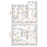 Penthouse 4 Camere Tip 2 Corp 9 - Drumul Taberei Residence - Apartamente de vanzare Bucuresti - Suprafata utila totala - 122.52 mp