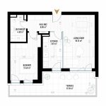 2 Room Apartment Type 2 - B1E2 - Drumul Taberei Residence - Apartments for Sale in Bucharest - Total Usable Area - 70.44 sqm