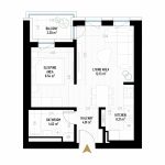 Studio Apartment Type 3 - B1E2 - Drumul Taberei Residence - Apartments for Sale in Bucharest - Total Usable Area - 59.62 sqm