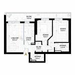 3 Room Apartment Type 10 - B1E1 - Drumul Taberei Residence - Apartments for Sale in Bucharest - Total Usable Area - 85.85 sqm